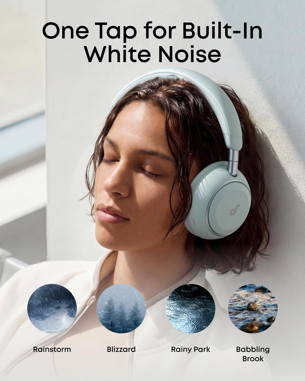 Soundcore Anker Space 2 Bluetooth 6.1 Over-Ear Headphones, Travel-Ready