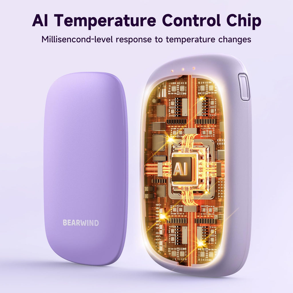 Electric Hand Warmers Rechargeable, 2 Pack Magnetic Design