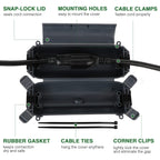 [3 Pack] Flemoon Outdoor Extension Cord Safety Cover with Waterproof Seal