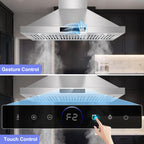42 inch Range Hood Under Cabinet 1200 CFM Stainless Steel Stove Vent Hoods