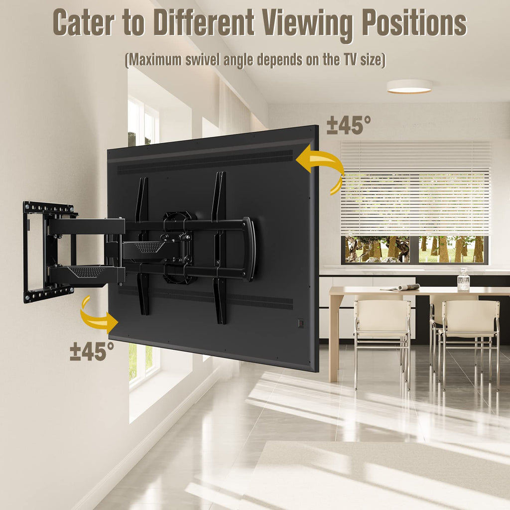 Mounting Dream Full Motion TV Wall Mount for 32-70 Inch TVs up to 110lbs