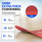 Bionix Yoga Mat For Women Men, Thick Pilates Exercise Mat, Home Gym Fitness