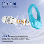 Wireless Earbuds Sports, 75Hrs Bluetooth 5.4 Headphones, Bass Hi-Fi Stereo