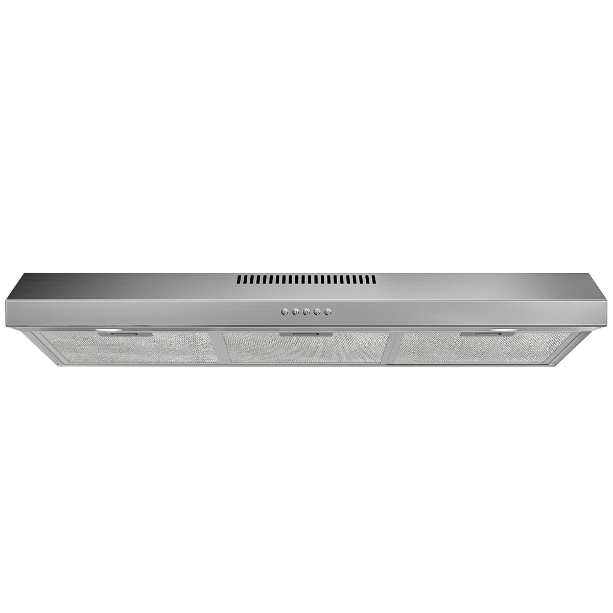 FIREGAS Black Under Cabinet Range Hood 36 Inch, Ducted/Ductless Convertible