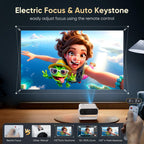 2026 New Smart Projector Built-in Apps Android 14 Native 1080P 4K Supported