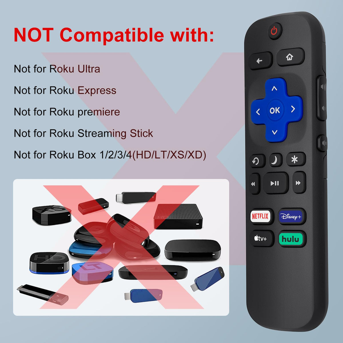 Universal for Hisense TV Remote Replacement