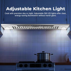 Range Hood Insert 30 inch,Stainless Steel Kitchen Vent Hood 600CFM,Built-in Kitchen Stove Hood w/Front Button Controls and Front LED Lights,Baffle Filters,Ducted/ductless Convertible Duct