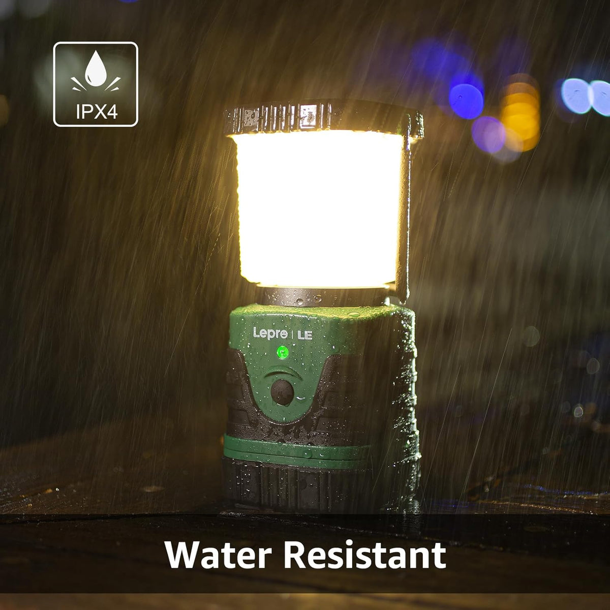 LE Camping Light Rechargeable, 1000lm Camping Lantern, Warm & Cool Light