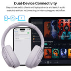 TOZO HT3 Hybrid Noise Cancelling Wireless Headphones, 90H Over Ear Headset