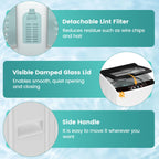 Auertech 18 lbs Portable Washing Machine, Fully Automatic Portable Washer with LED Display, 7 Wash Cycles, 4 Water Levels, Top Load Washing Machine for Apartment, RV, Dorm, Home