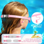 COOLOO Kids Swimming Goggles for Age 3-15, 2 Pack Anti Fog Kids Goggles