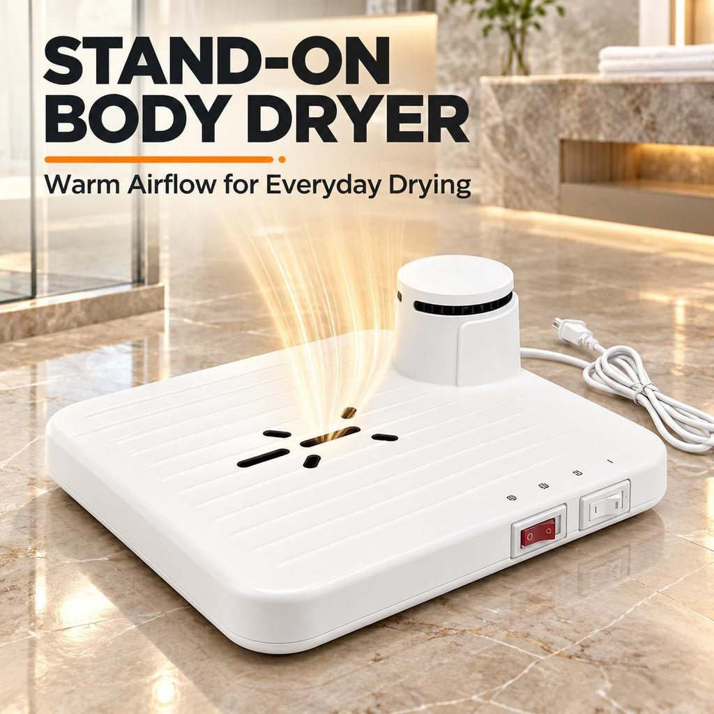 Full Body Dryer After Shower, 15000RPM Stand-On Air Dryer (13*12in)