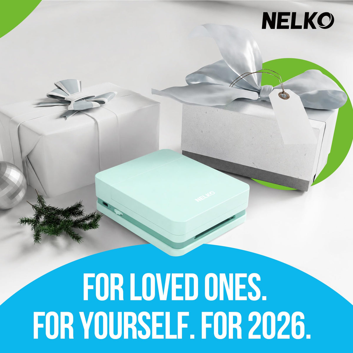 Nelko PP01 Photo Printer, 2x3 Portable Photo Printer, Mini Printer, Purple