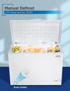 BLACK+DECKER 2.0 Cu. Ft. Compact Chest Freezer, BCFK206, White