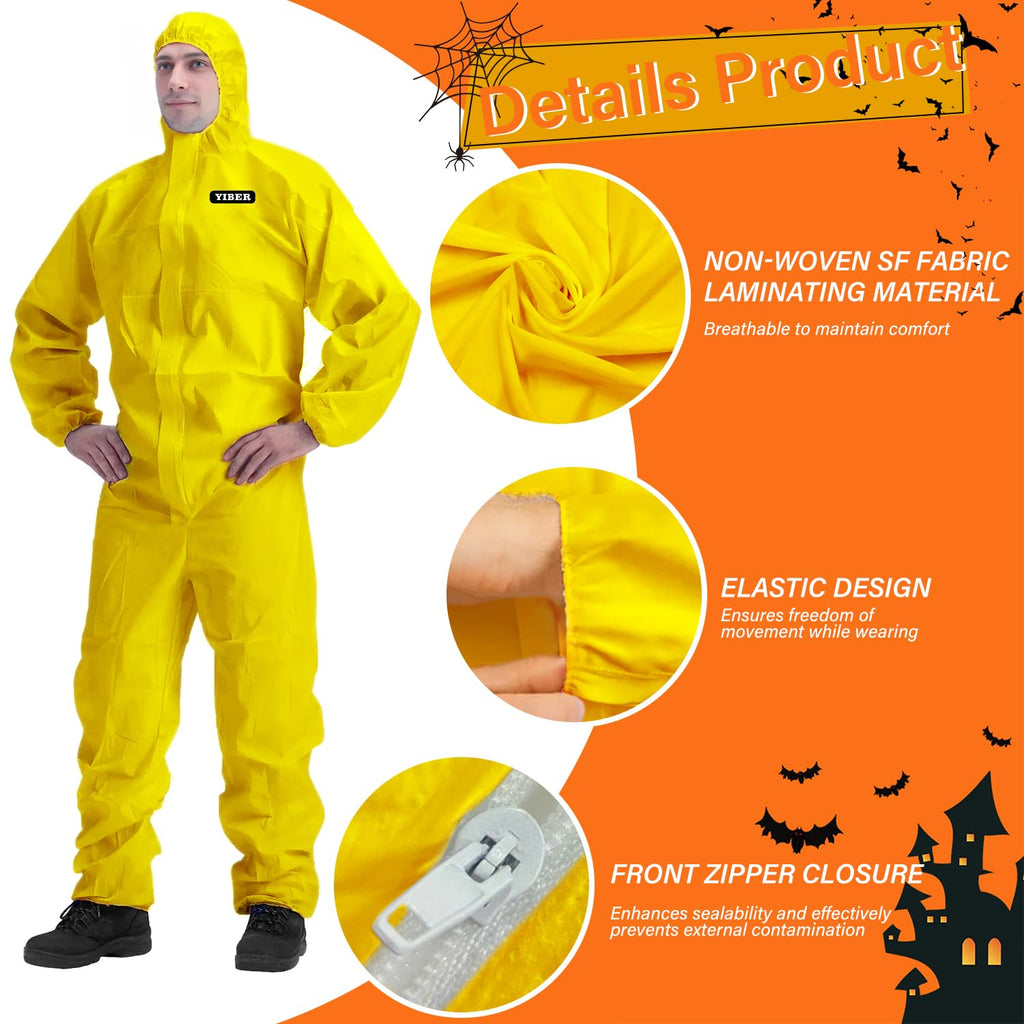 Hazmat Suits & Disposable overalls| Multiple Specifications Options & Full Body Protective | Suit for painting & Cleaning