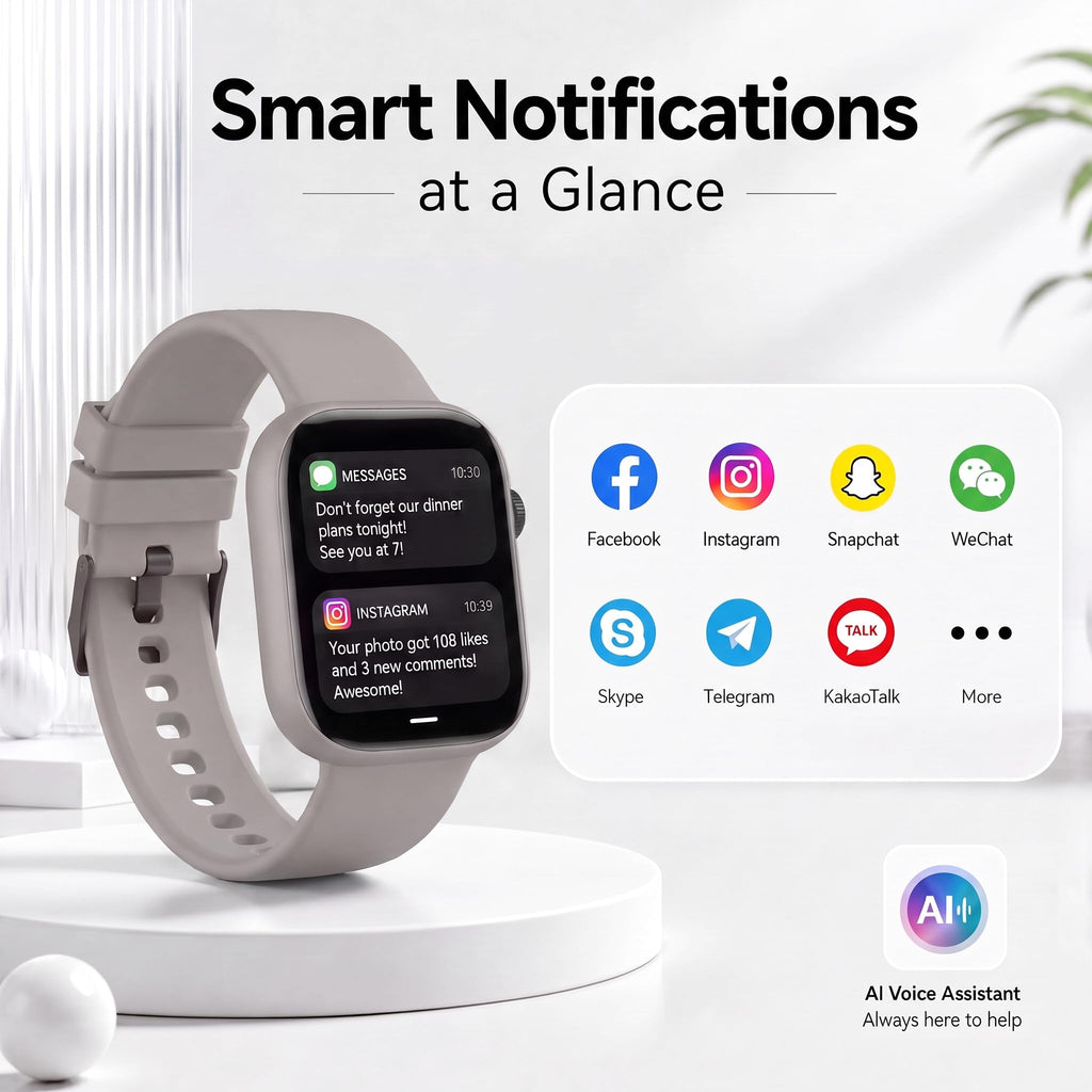 Smart Watch for Women, Bluetooth Answer/Make Calls, 1.83"HD Screen
