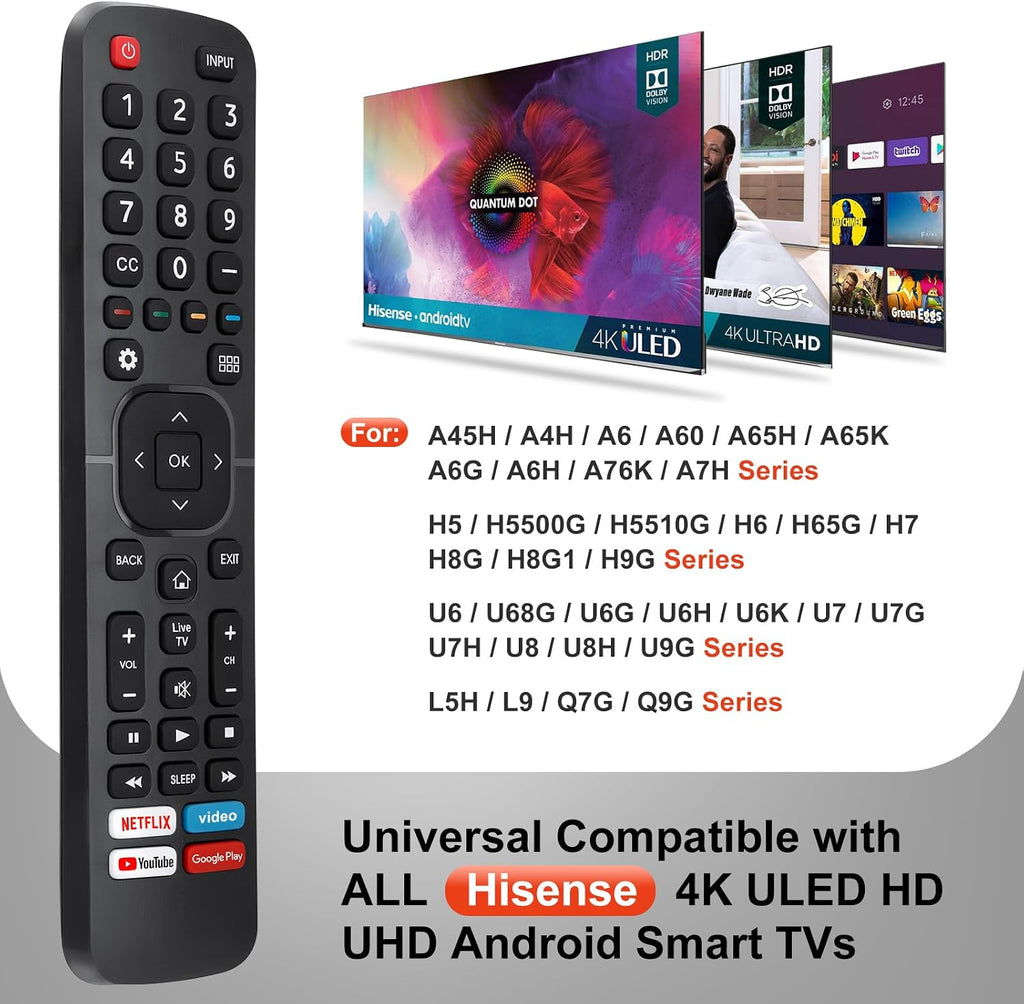Universal for Hisense TV Remote Replacement