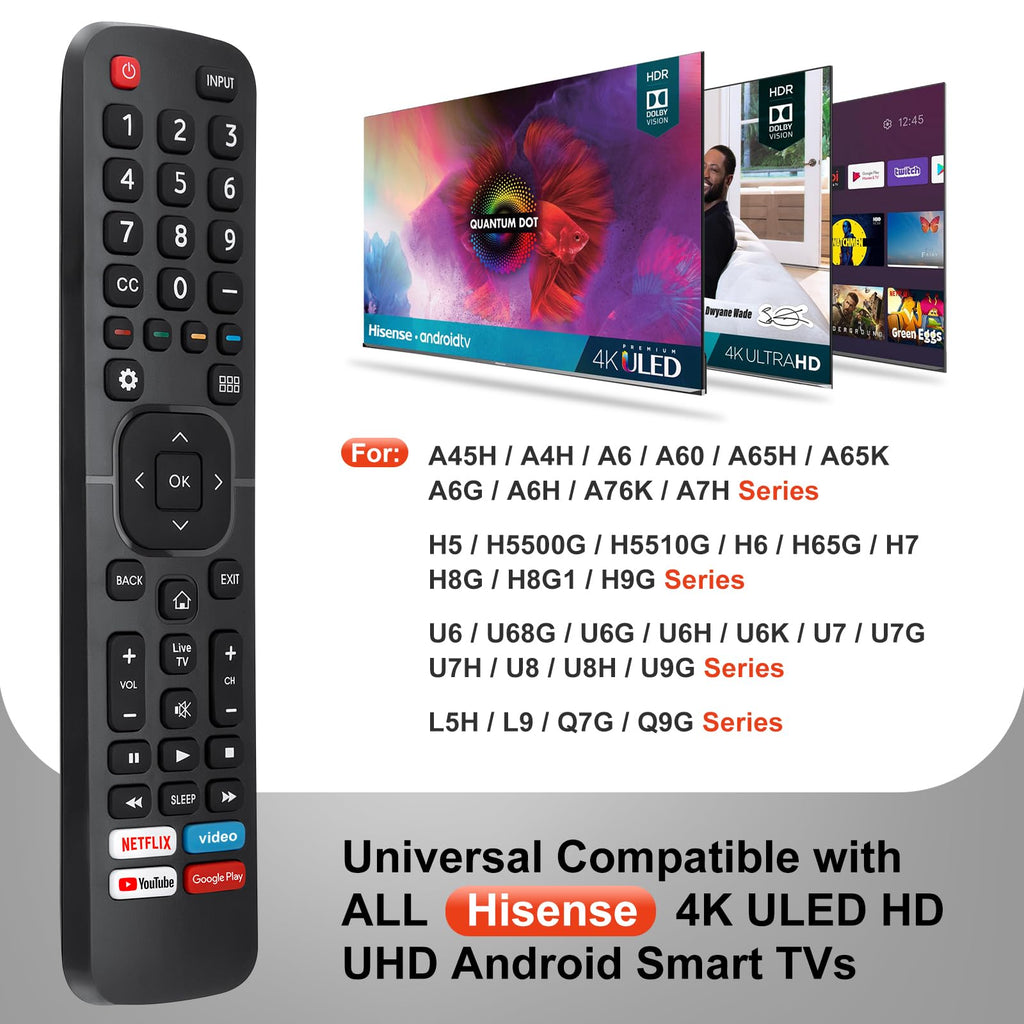Universal for Hisense TV Remote Replacement