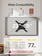monTEK Full Motion Small TV Wall Mount for 13-43 Inch TVs up to 44 lb
