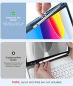 Vobafe Keyboard Case for iPad A16 11th Generation 11 inch/10th Gen 10.9"