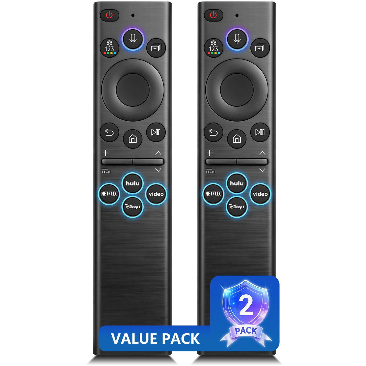 Universal for Samsung-TV-Remote-Control Replacement,Compatible with All Samsung Smart Frame Curved QLED TVs