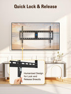 Mounting Dream Tilting TV Wall Mount for Most 37-90 Inch TVs up to 132lbs