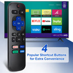 Universal Remote Replacement XRT260 for All VIZIO Smart TV Smartcast 4K P-Series V-Series D-Series M-Series XRT136 XRT140, with Buttons for Netflix Disney Prime Video Hulu (No Voice Function)