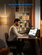 ARZOPA Portable Monitor 15.6" 1920×1080 FHD IPS Portable Monitor for Laptop with Kickstand, Ultra-Slim Second Screen for Laptop/PC/Mac/PS3/4/5/Xbox - USB C & HDMI Connectivity - A1