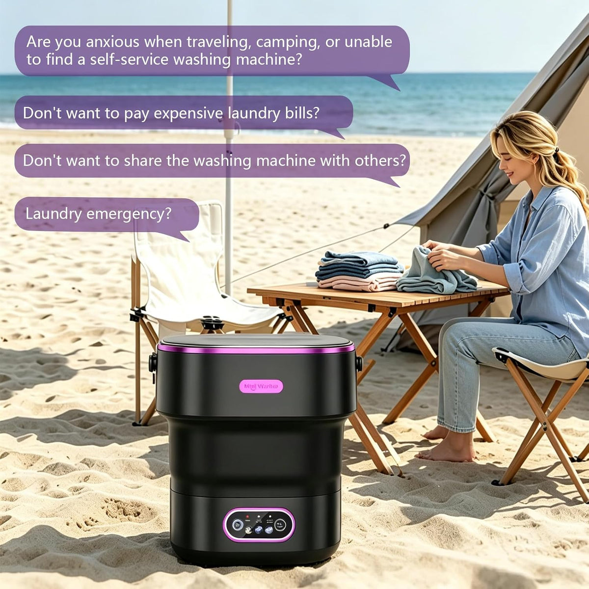 20L Mini Portable Washing Machine,Portable Washer Mini Lavadora Portatil