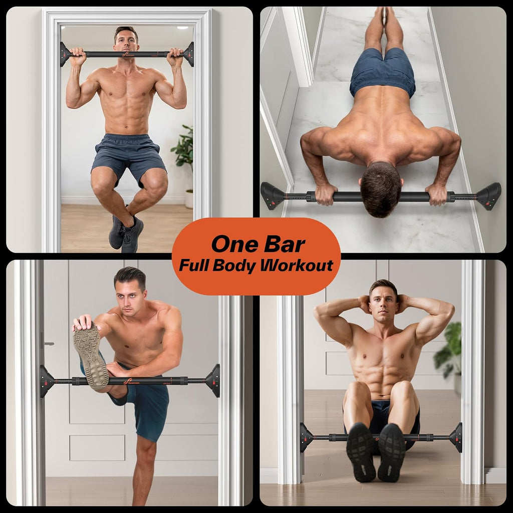 Sportneer Pull Up Bar Doorway Chin Up Bar No Screws