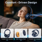 Hybrid Active Noise Cancelling Bluetooth Headphones Wireless Headphones