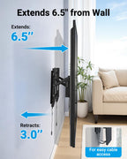PERLESMITH Tilting TV Wall Mount for 23–60 inch TVs up to 115 lbs