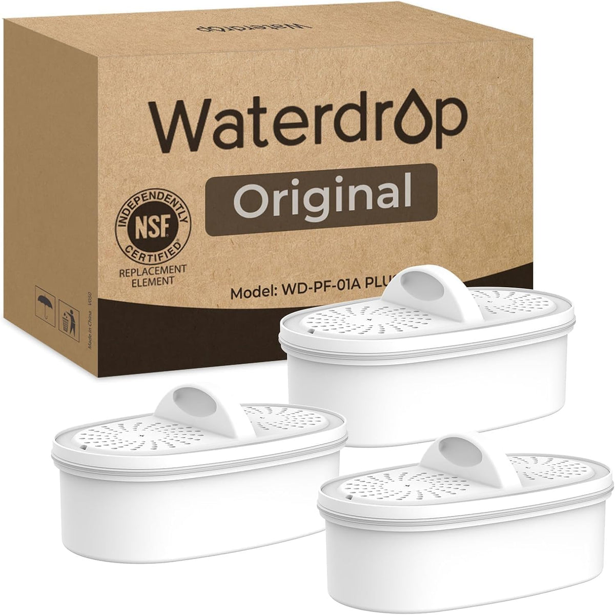 [Original] Waterdrop PF-01A Water Filter for Waterdrop Jug, 3 Months Each