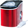Frigidaire 26 Lbs per Day Portable Compact Maker, Ice Making Machine, Red Stainless, Medium
