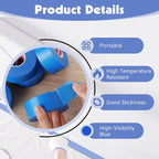 5 Rolls Painters Tape Blue, 36mm x 50m, UV & Heat Resistant