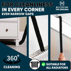THE ORIGINAL Radiator Cleaner Brush 115cmI Long Radiator Brush for Cleaning