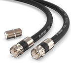 G-PLUG 40FT RG6 Coaxial Cable Extender - Coax Cable Cord, Triple Shielded