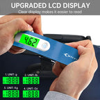 MYCARBON Luggage Scale Portable Digital Weight Scale for Travel Suitcase with Tare Function 110 Lb/ 50Kg Capacity (Silver)