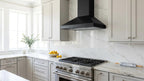 Hauslane Wall Mount Range Hood 30 Inch Convertible 350-750 CFM Low Noise