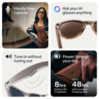 Ray-Ban Meta (Gen 2) Wayfarer, Matte Black, Clear lenses