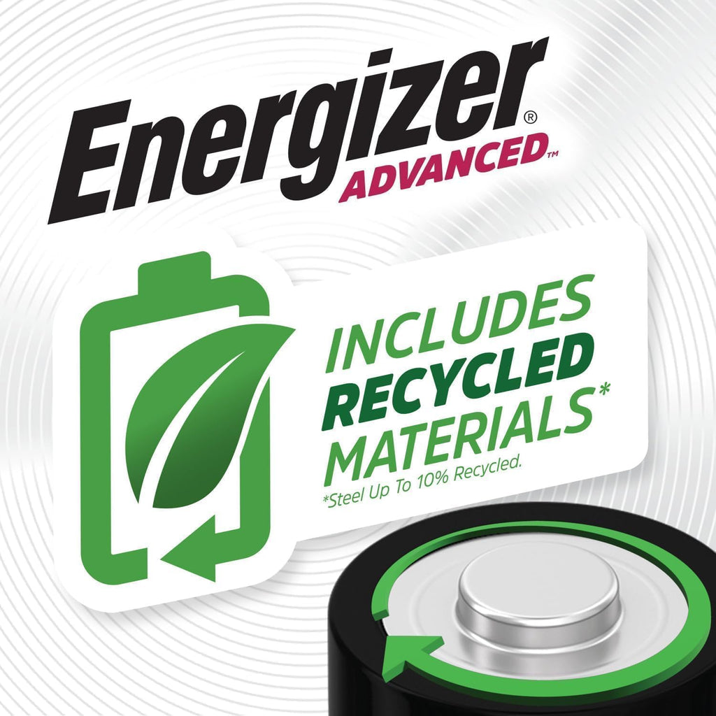 Energizer Advanced AA Batteries (12 Pack) up to 100% Longer Lasting