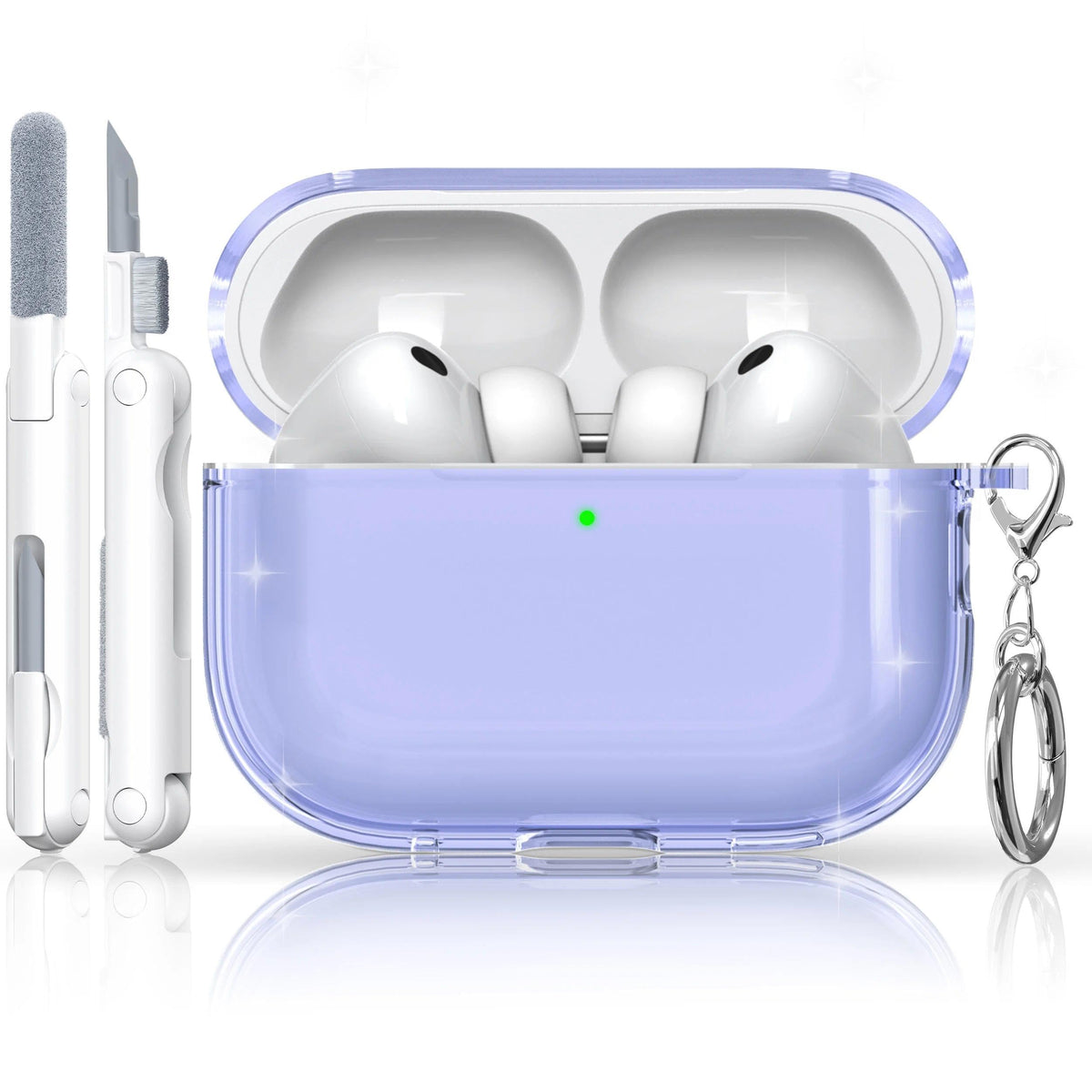for AirPods 4 Case & AirPods 5 Case with Cleaner Kit,Clear Cover