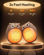 Gaiatop Rechargeable Hand Warmers 2 Pack, Cute Owl Handwarmers