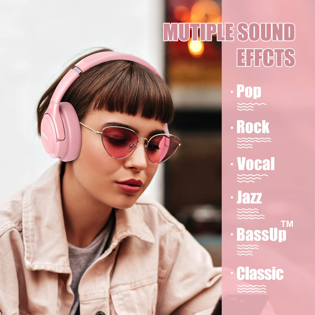 BERIBES Bluetooth Headphones Over Ear Wireless HiFi Stereo Headsets 65H 6EQ