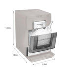 FRIGIDAIRE Gallery Countertop Crunchy Chewable Nugget Ice Maker, 33lbs per Day, Auto Self Cleaning, Grey