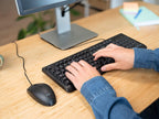 Trust Taro Wired Keyboard and Mouse Set QWERTY UK Layout, Black