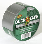 Duck Tape Original White Duct Tape, 50mm x 5m Heavy Duty, Waterproof Gaffer, Gaffa Sticky Tape, Strong Adhesive Cloth Repair Tape, Suitable for Packing boxes, Moving House, Parcels or Packaging