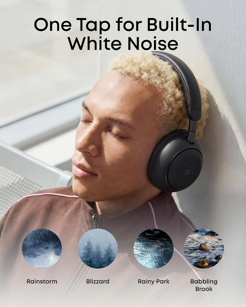 Soundcore Anker Space 2 Bluetooth 6.1 Over-Ear Headphones, Travel-Ready