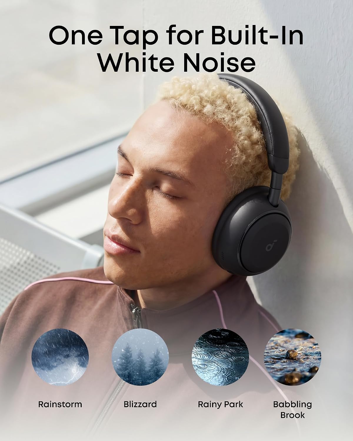 Soundcore Anker Space 2 Bluetooth 6.1 Over-Ear Headphones, Travel-Ready