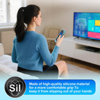 for Roku-Remote-Cover,Glow in The Dark Silicone Protective Case